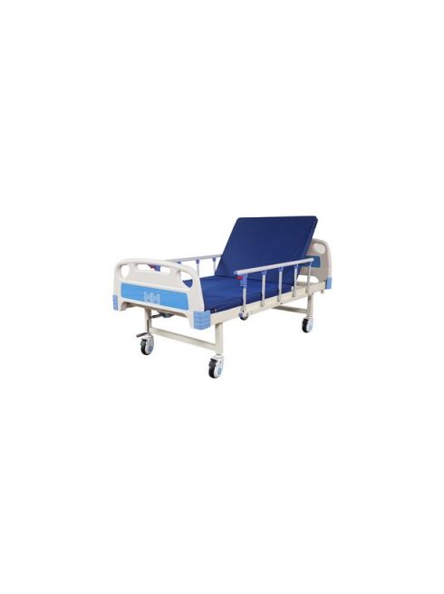 Basic Semi Fowler ABS Panel Hospital Bed With Mattress And With Wheels For Rent