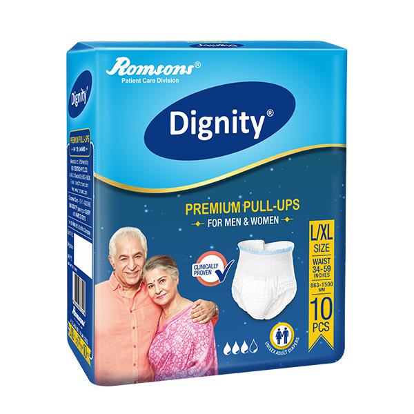 Dignity Premium Pull up Adult DIapers (L/XL) 10's