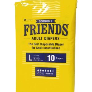Friends Economy Adult Diaper Sticker Type Large 10'S