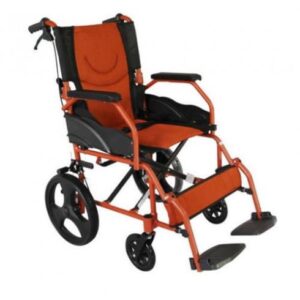 Karma Aurora 5 Premium Foldable Light Weight Wheelchair (Red) For Rent