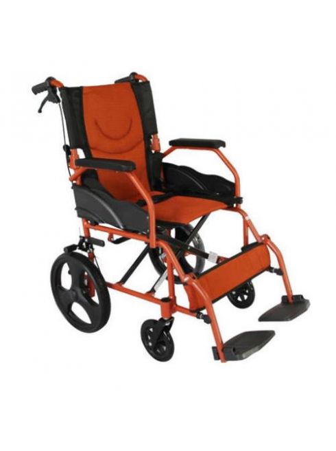 Karma Aurora 5 Premium Foldable Light Weight Wheelchair (Red) For Rent